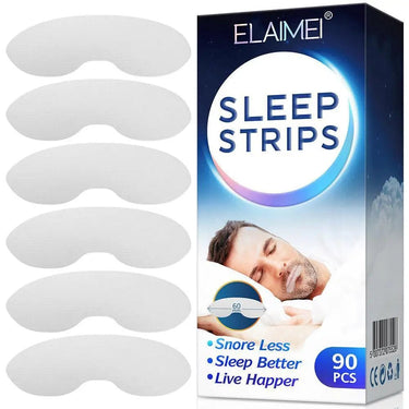 90 Pcs Anti - Snoring Mouth Tape Strips for Better Sleep - Epic Trends and Gifts - Health & Wellness - 90 Pcs Anti - Snoring Mouth Tape Strips for Better Sleep